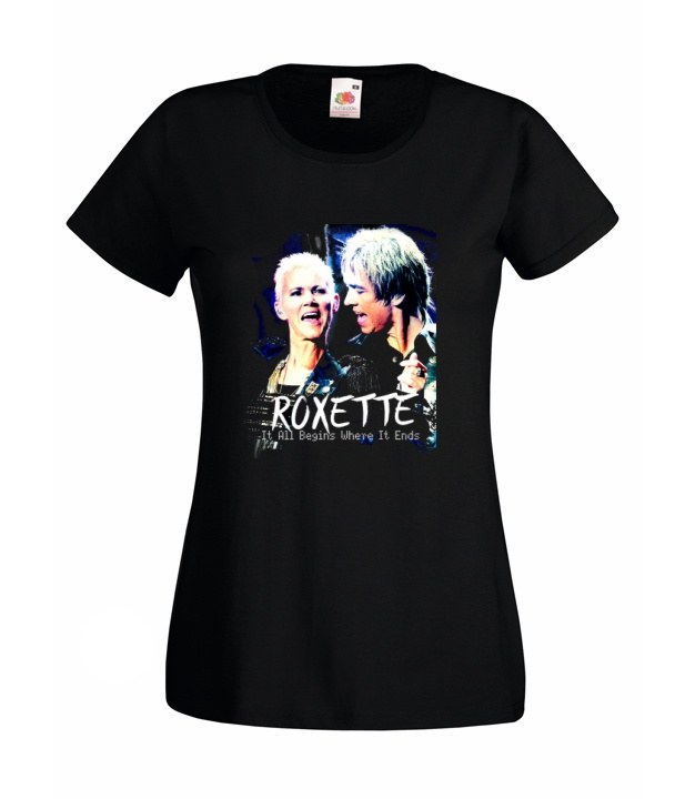 

Damska Koszulka Roxette Koncert Wzory