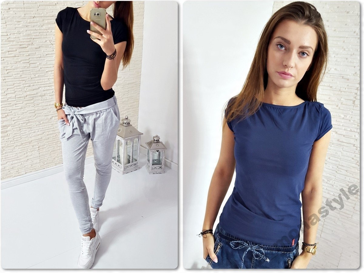 

Bluzka Top Latyna Krótki Rękaw Polska Bawełna M/L