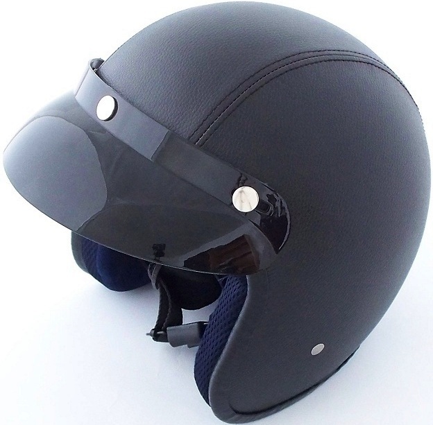 KASKI KASK SKÓRZANY CZARNY SKÓRA CZARNA S