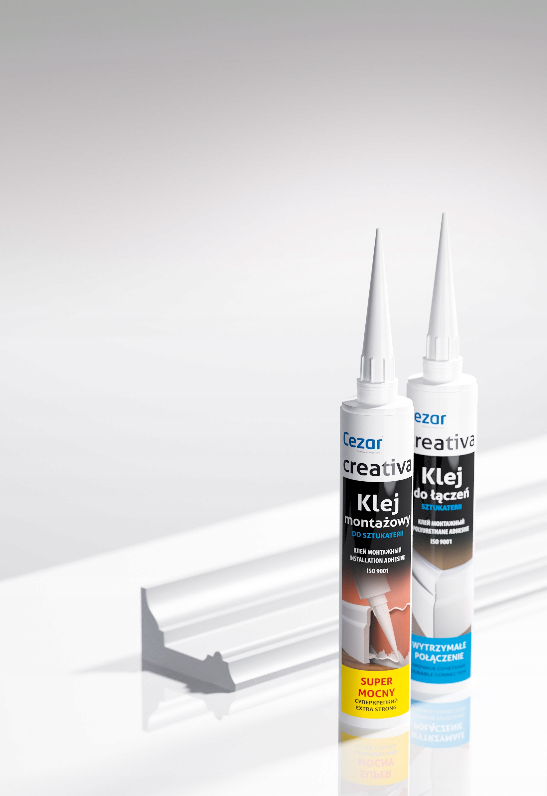 Listwa sufitowa LGG-08 Creativa by Cezar 8 cm Szerokość 90 mm