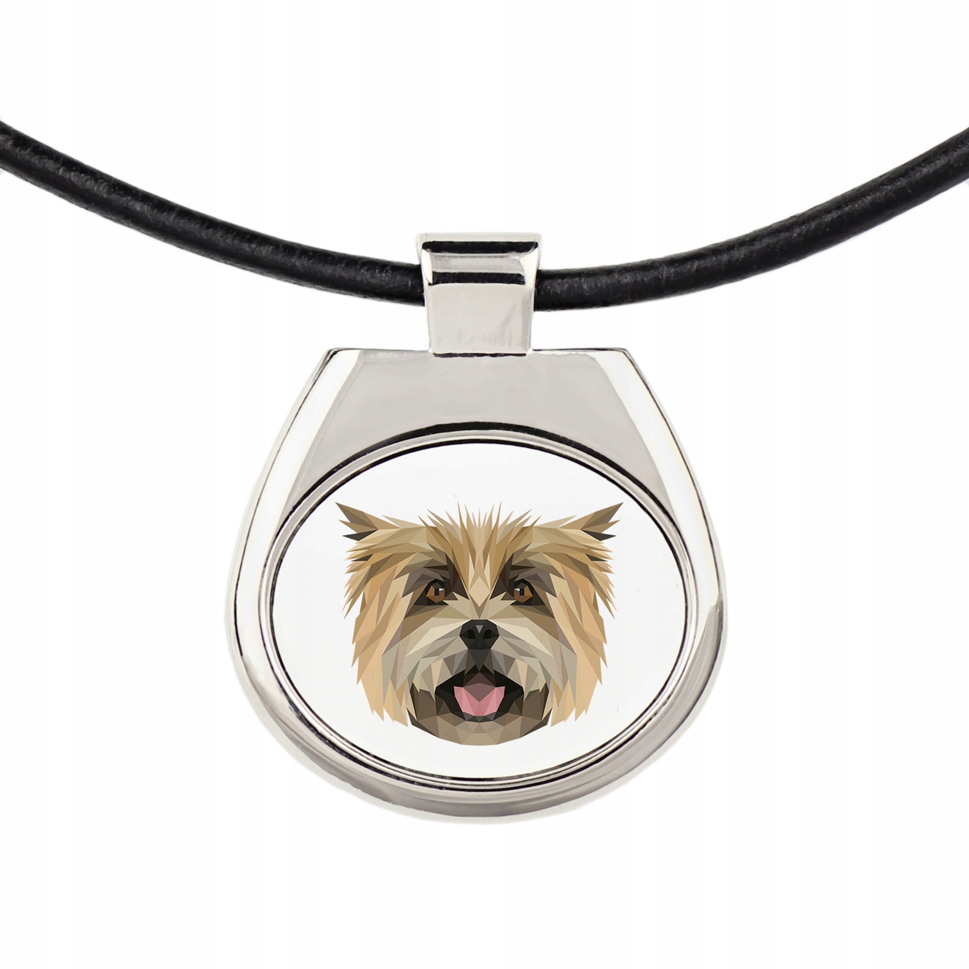 

Cairn Terrier Naszyjnik Rzemień Pies geometryczny