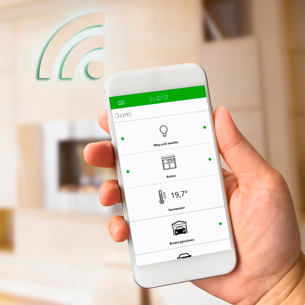 ZAMEL SUPLA ROW-02 ODBIORNIK WI-FI INTELIGENTY DOM Kod producenta ROW-02