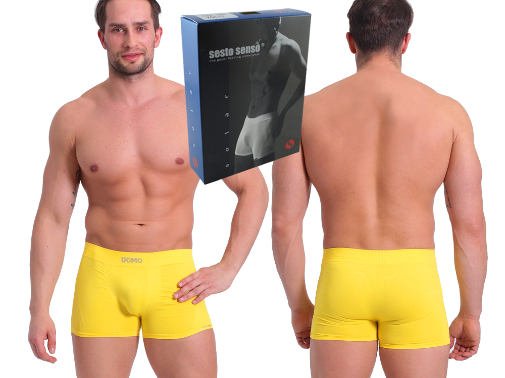 

Bokserki męskie bezszwowe Sesto Senso solar L/XL