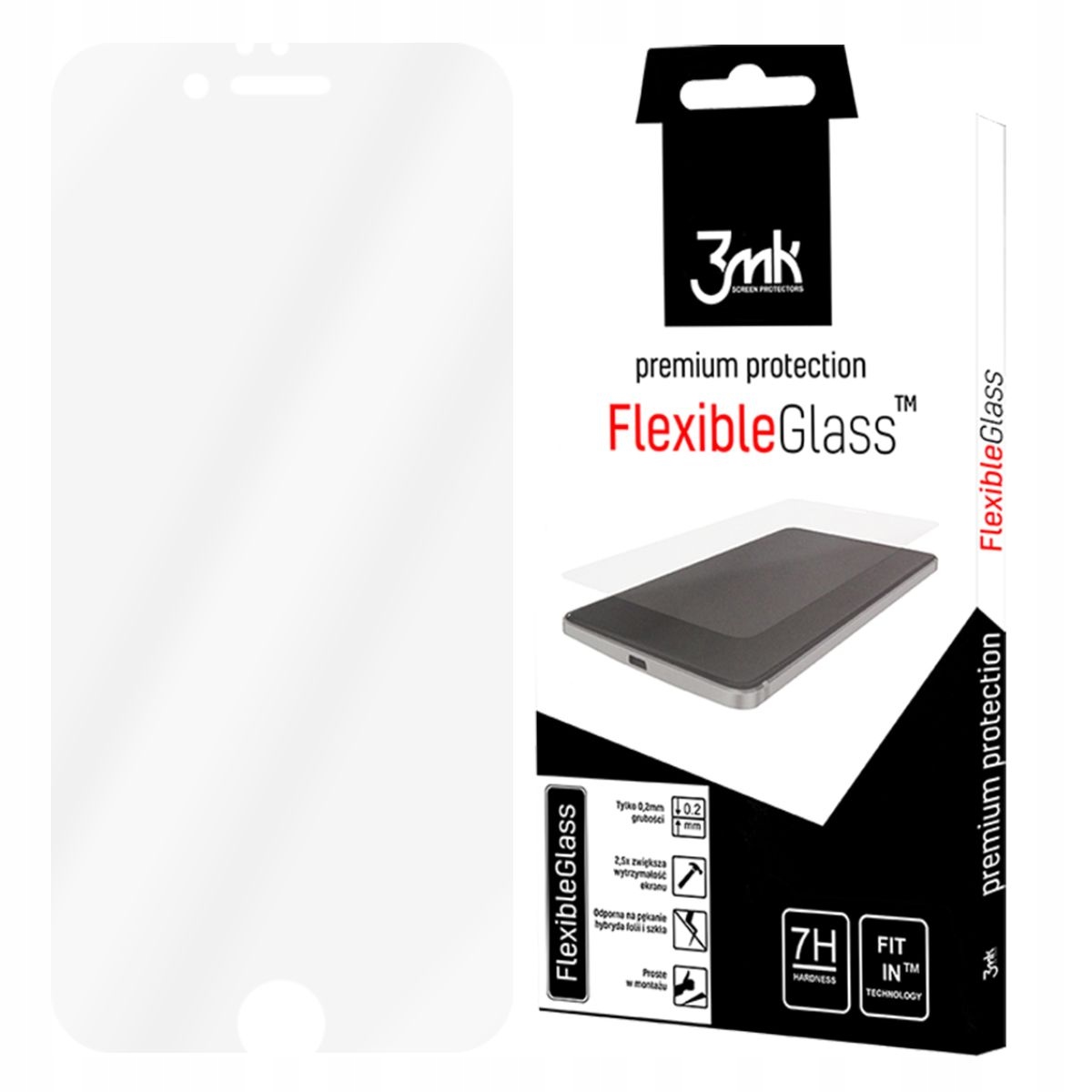 

3MK Flexibleglass Szkło Hybrydowe Do Iphone 6/6S