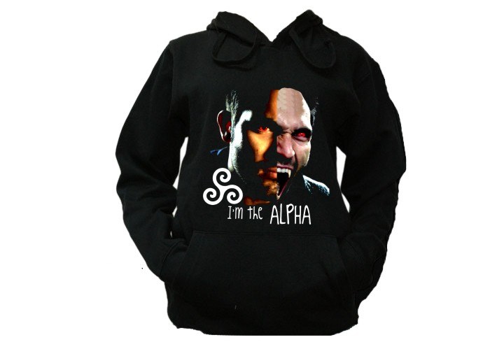 

Ciepła Bluza Kaptur Wzory Teen Wolf Wilkołak