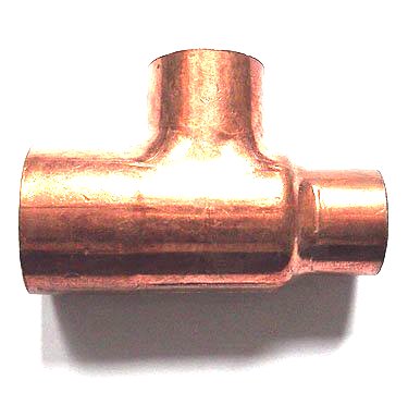 

Miedź Cu trójnik redukcyjny 22x18x15 mm Viega 334