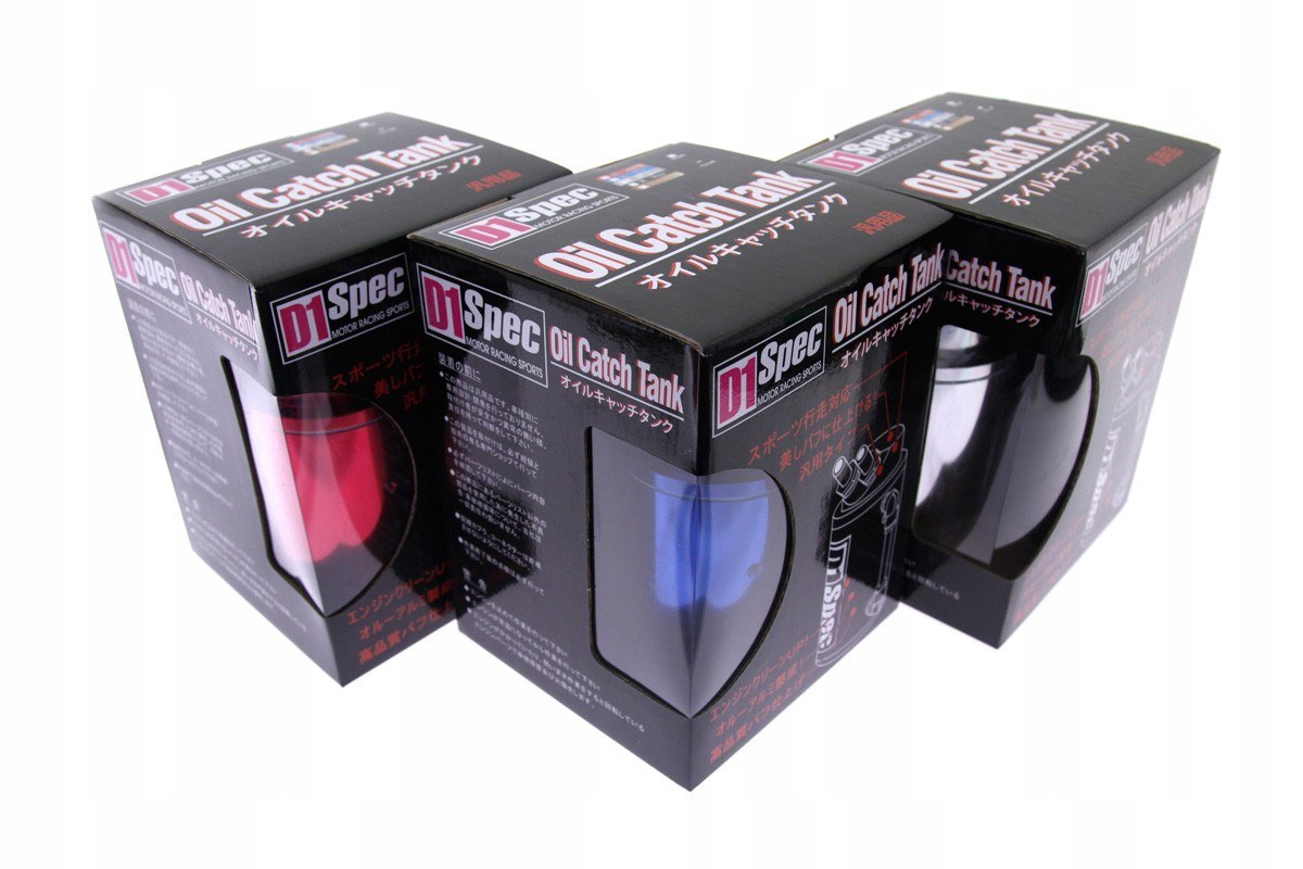 OIL CATCH TANK D1 SPEC 9mm BLUE ZBIORNIK OLEJU Car type 4x4 SUV Undefined Cargo vans RVs Passenger cars