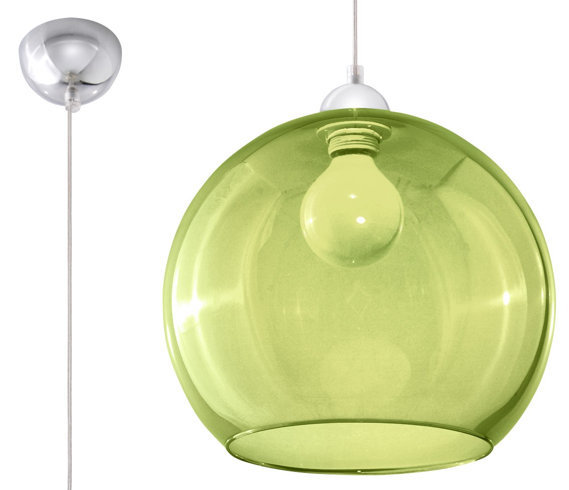 

Zielona kula Ball lampa sufitowa salon Sollux 18