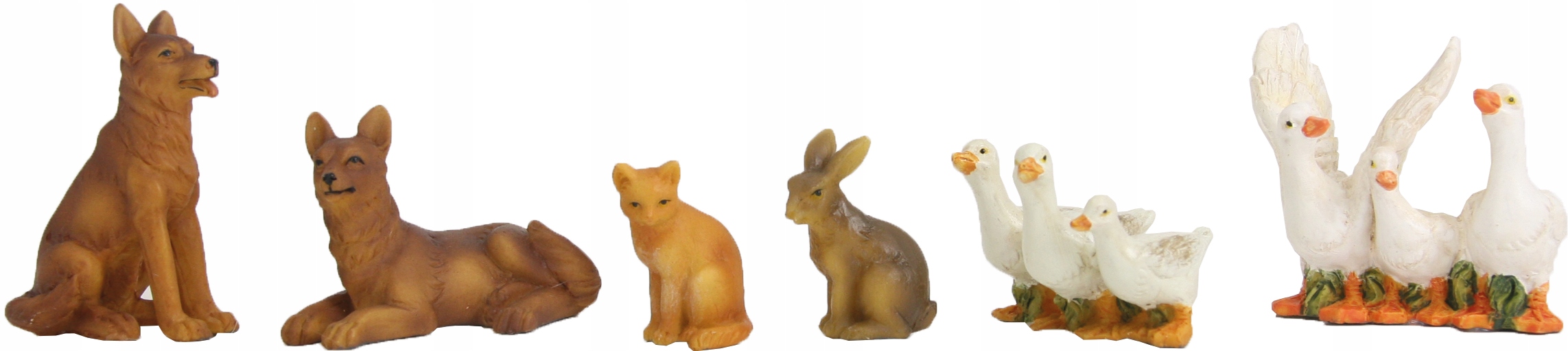 

Piękny Zestaw Zwierząt- do 4cm wys do figur 8-10cm