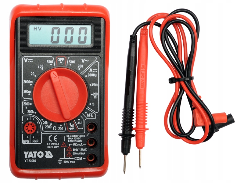 

Miernik cyfrowy prądu buzer tester YT-73080 Yato