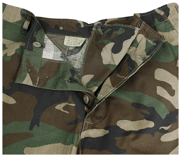 Spodnie Bojówki BDU Bawełna Rip-Stop US ARMY - L Materiał dominujący bawełna