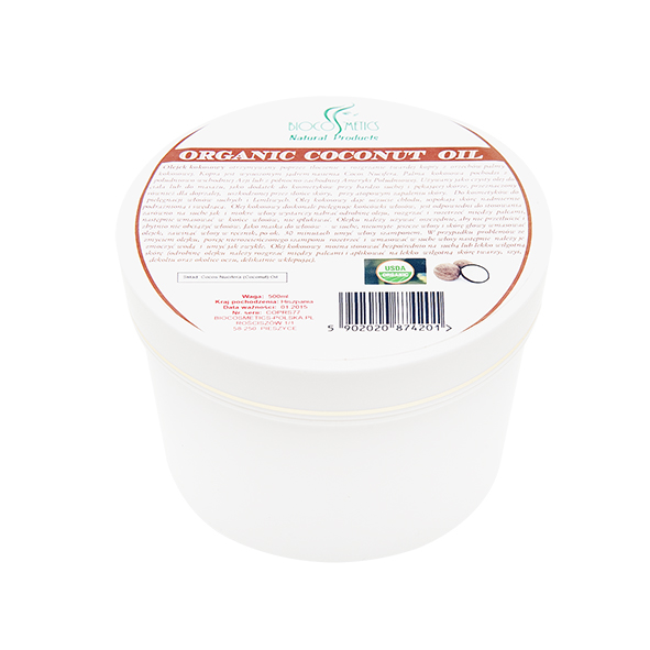 

Organiczny Olej Kokosowy Certyfikaty Duży Eko