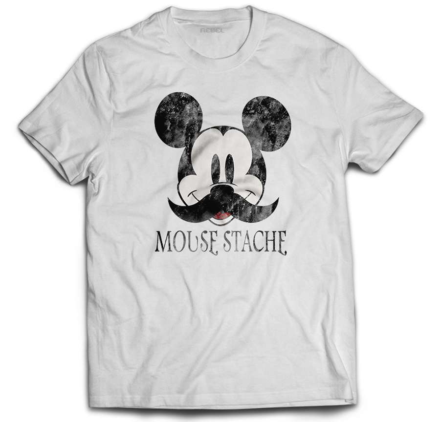 

Koszulka T-shirt Mouse Stache Myszka Miki r. XL