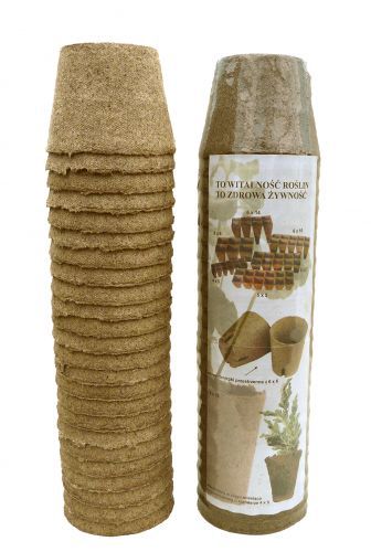 Kvetináč, črepník - JIFFY TORFOWE DONICZKI OKRĄGŁE 11x13/25SZT
