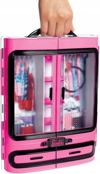 Barbie Modna Szafa Walizka Fashionistas DMT57 Wiek dziecka 3 lata +