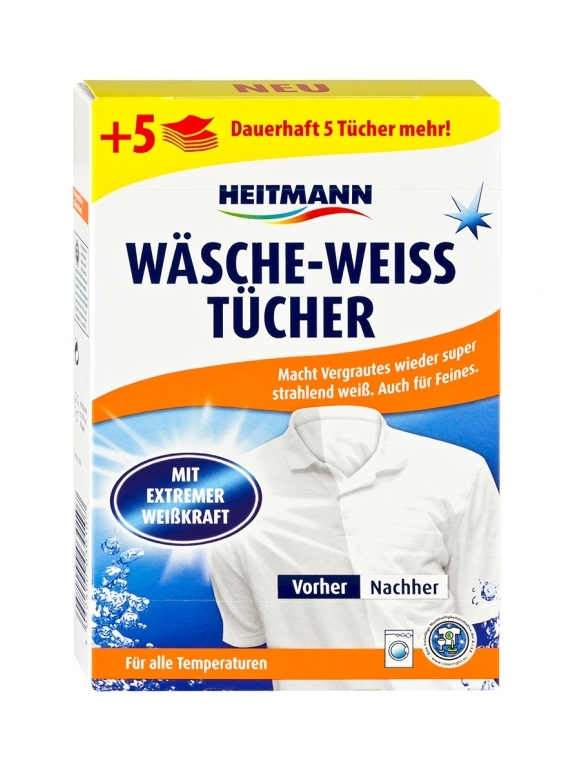 

Heitmann chusteczki wybielające 20szt. Import