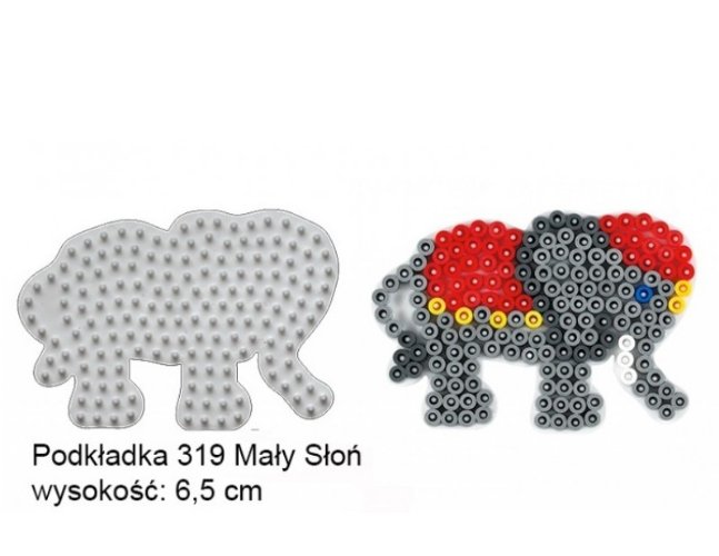 

Hama 319 Podkładki do Koralików Midi Mały Słoń