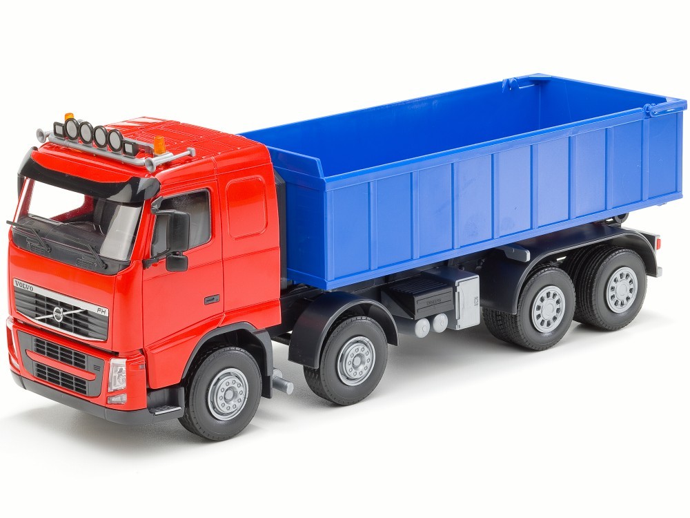 Volvo Fh hákovník červený s kontejnerem Emek 20755