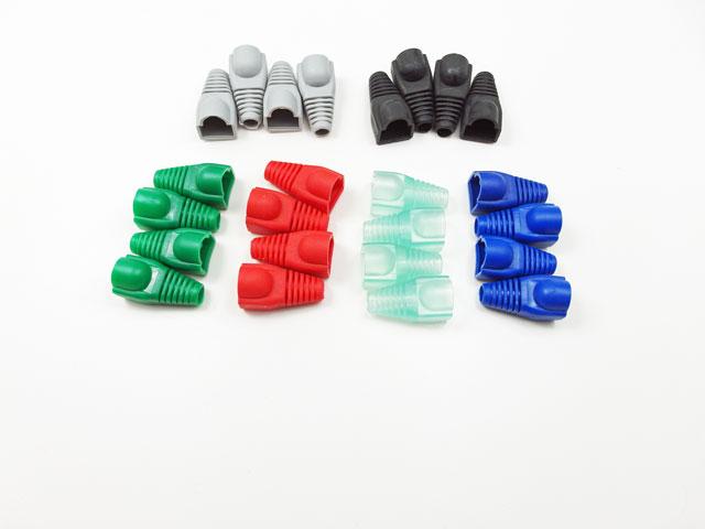

osłona osłonka na RJ45 8p8c czarna 4sztuki