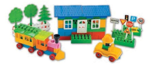 Klocki 630 Elem/CHŁOPIEC/DZIEWCZYNKA MEGA WOREK!! Płeć Chłopcy Dziewczynki