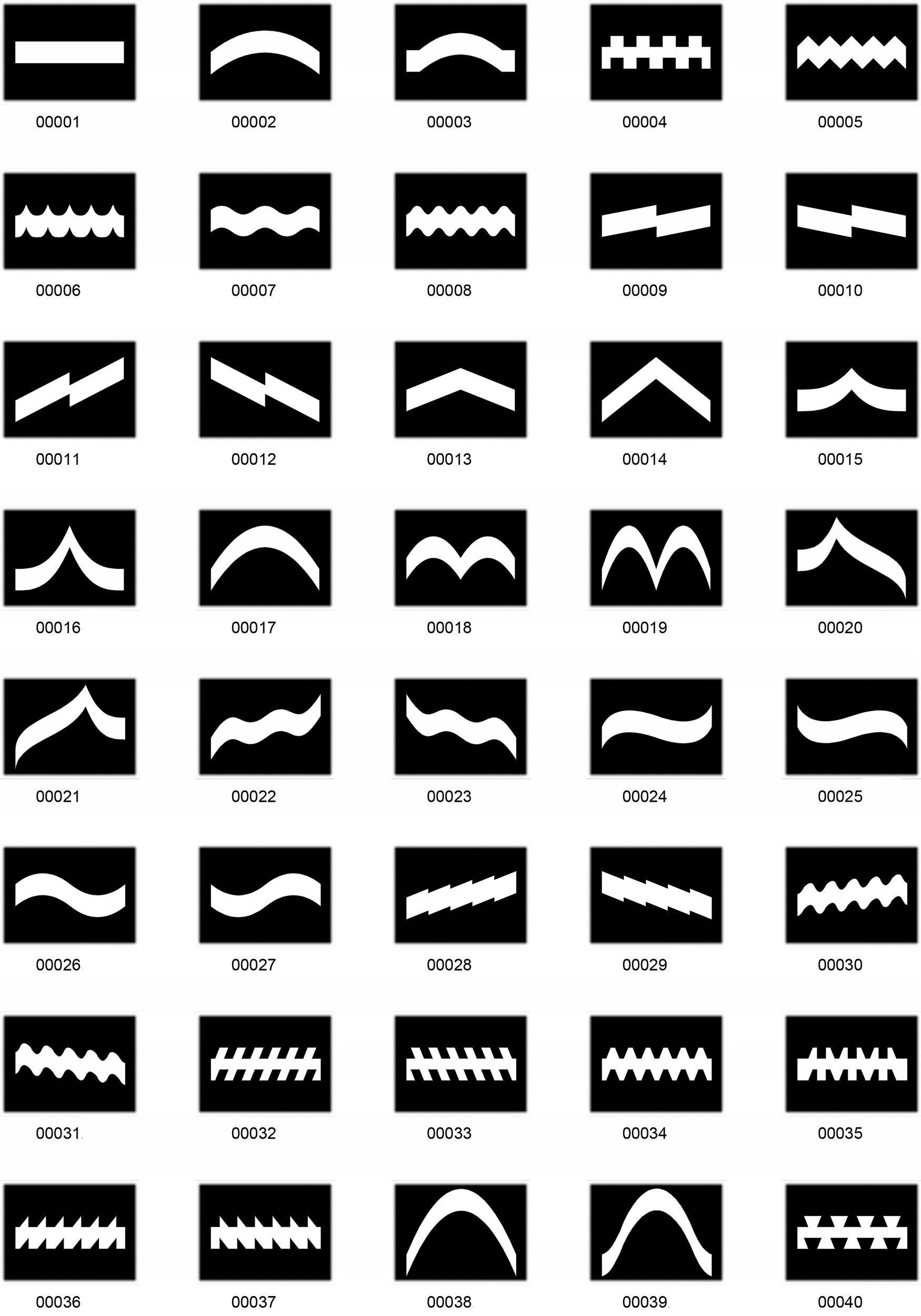 SEA - Paski french SZABLONY francuski manicure X9 Kod producenta x9