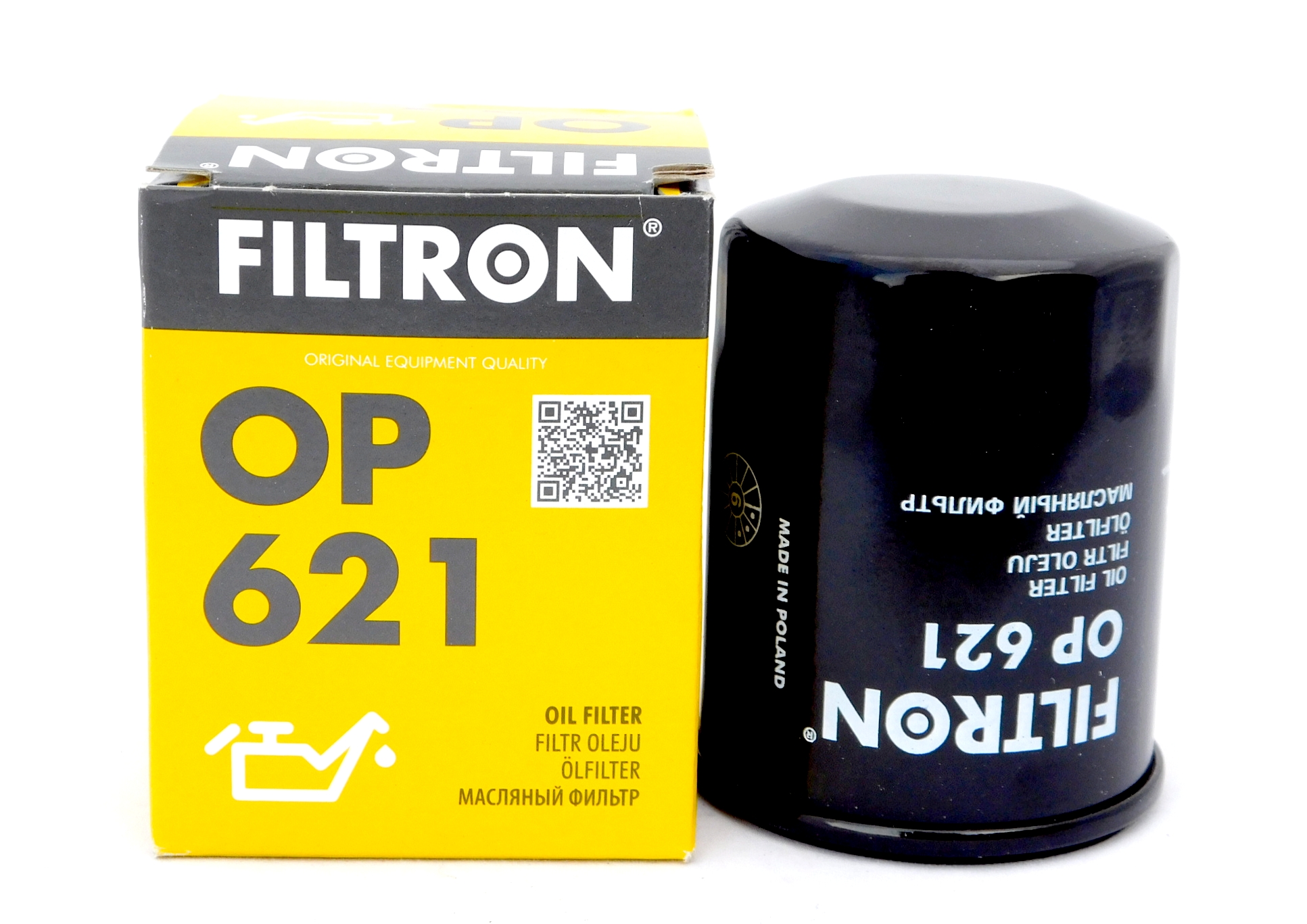 FILTRON FILTR OLEJU OP621 SUZUKI SWIFT SX-4 TOYOTA AVENSIS T22 RAV 4 ...