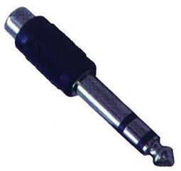 Przejście JACK wtyk 6,3 stereo / gniazdo RCA (0580