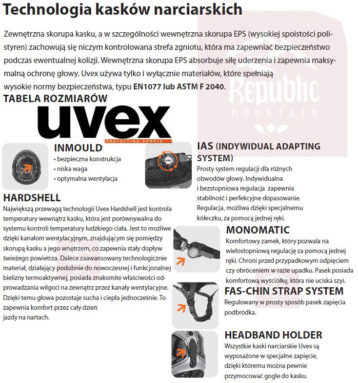 Kask Snowboard UVEX X-RIDE JUNIOR r.XXS-S -25% Marka Uvex