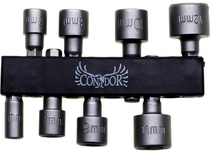 

Zestaw nasadek sześciokątnych 8szt. 5-12mm Condor