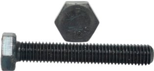 

M12x60 Śruby łeb 6-kątny 12.9 czarne Din 933 2szt.