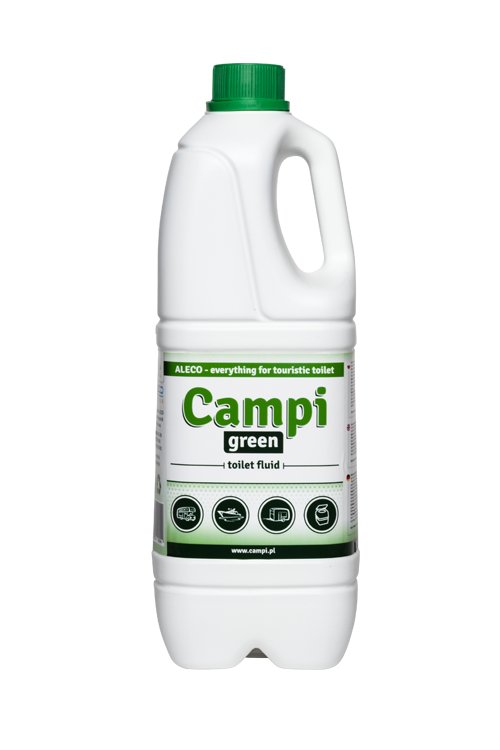 TEKUTÝ PROSTRIEDOK NA TURISTICKÉ TOALETY CAMPI GREEN 2L WC