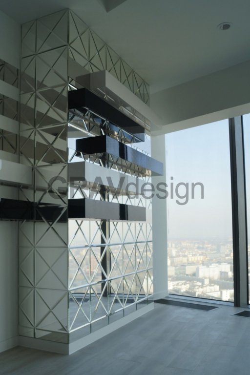 Płytki Kafelki lustrzane trójkąt GLAMOUR Grubość 4 mm