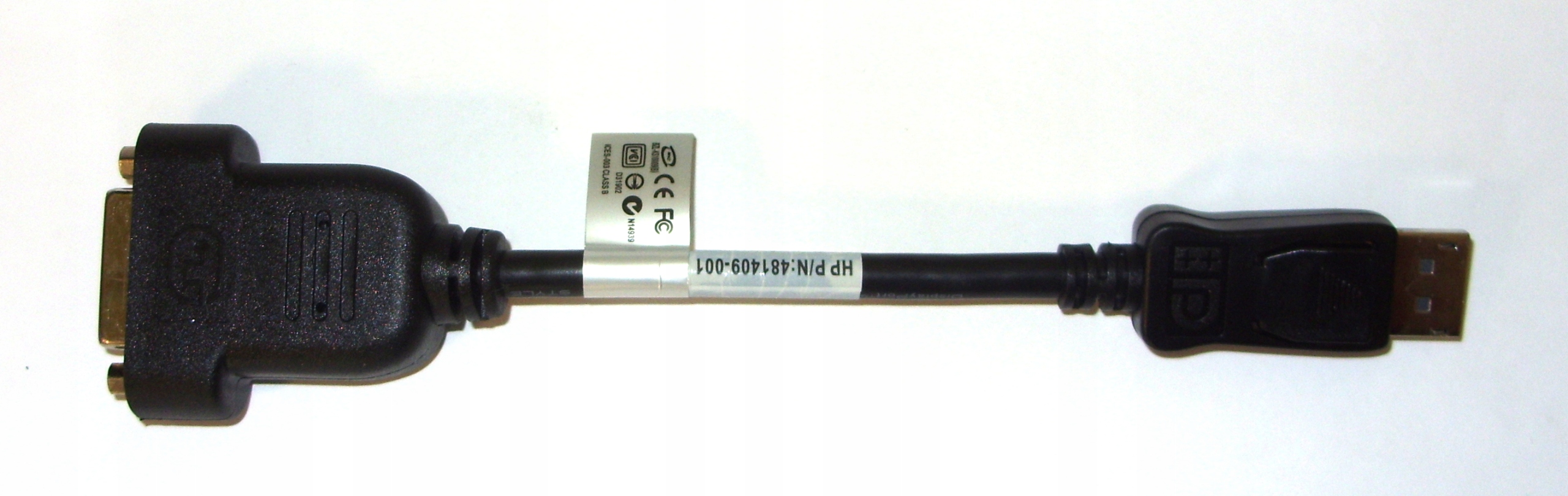 ADAPTER HP PRZEJŚCIÓWKA DISPLAYPORT NA DVI KABEL Marka HP