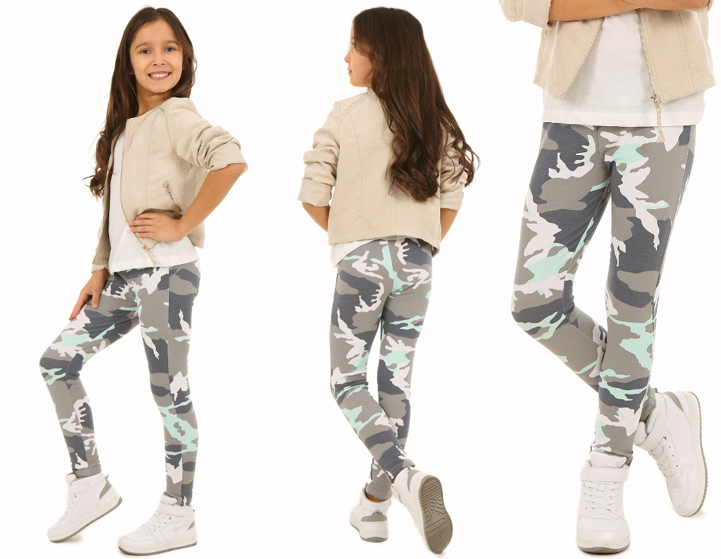 Леггинсы с рисунком гетры ПРИНТЫ красочные КАМУФЛЯЖ 140