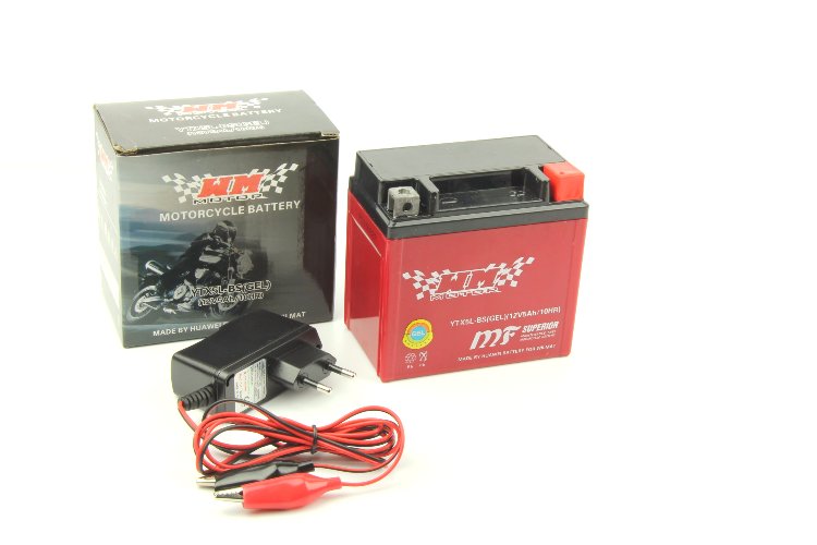 

Akumulator Żelowy 12V YTX5L-BS 5AH Ładowarka