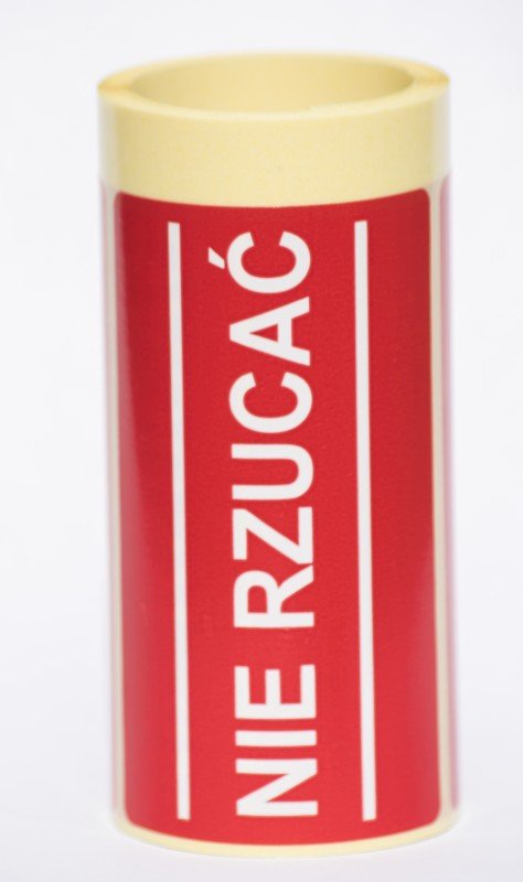 

Etykiety Naklejki Nie Rzucać 100 szt.