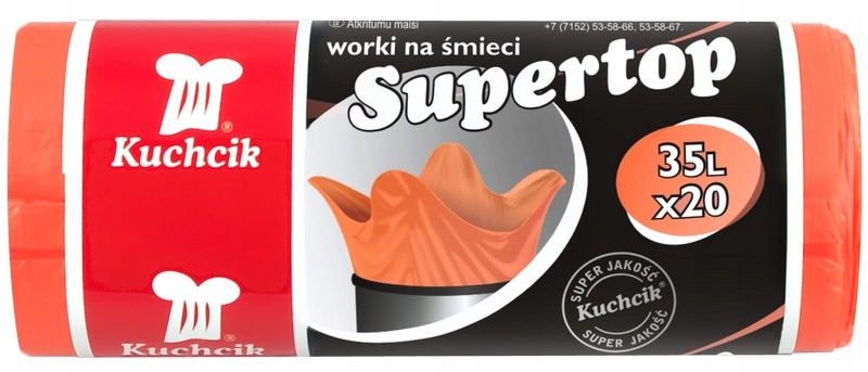 

Kuchcik worki na śmieci 35l 20szt. wiązane