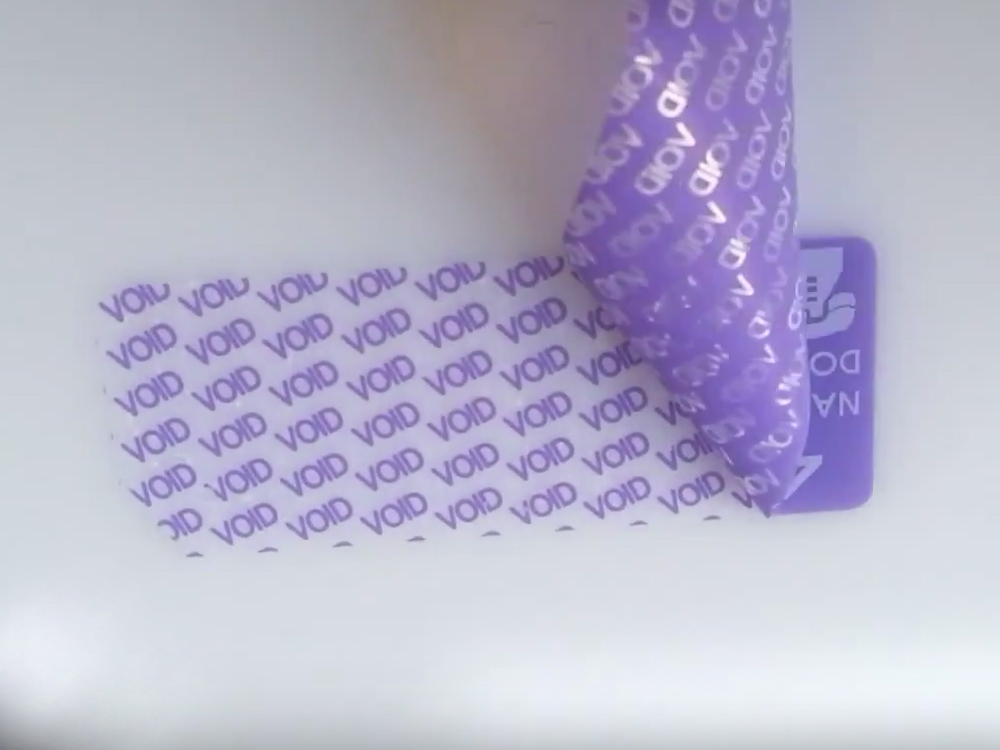 PLOMBY SERWISOWE STICKERY 50x20 PURPUROWY 250SZT