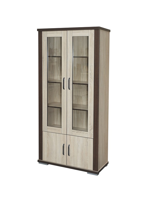 

P17 Portos witryna 94 cm Regał Dąb Sonoma półki