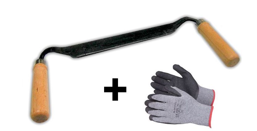 

Ośnik Do Korowania Strug Kuty 50 CM Rękawice