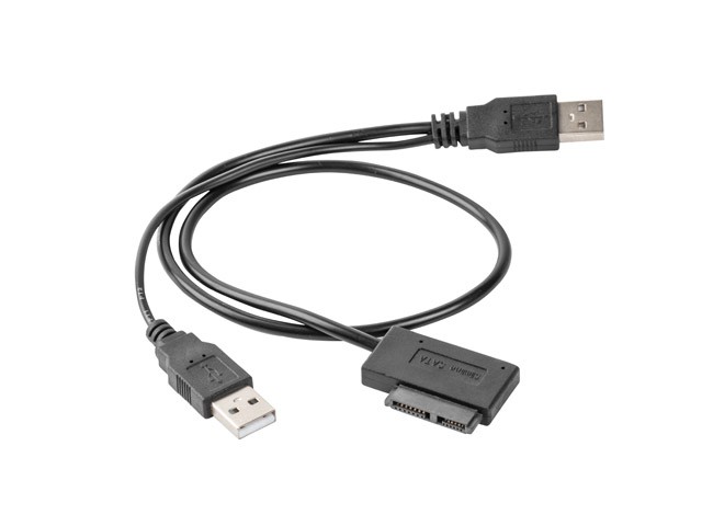 Адаптер USB to SATA Slim DVD-RW, Blu-Ray ноутбука