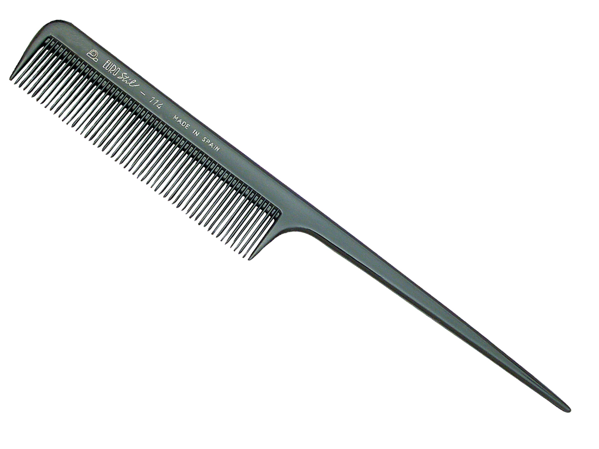 

Grzebień fryzjerski z plastikowym szpikulcem 114