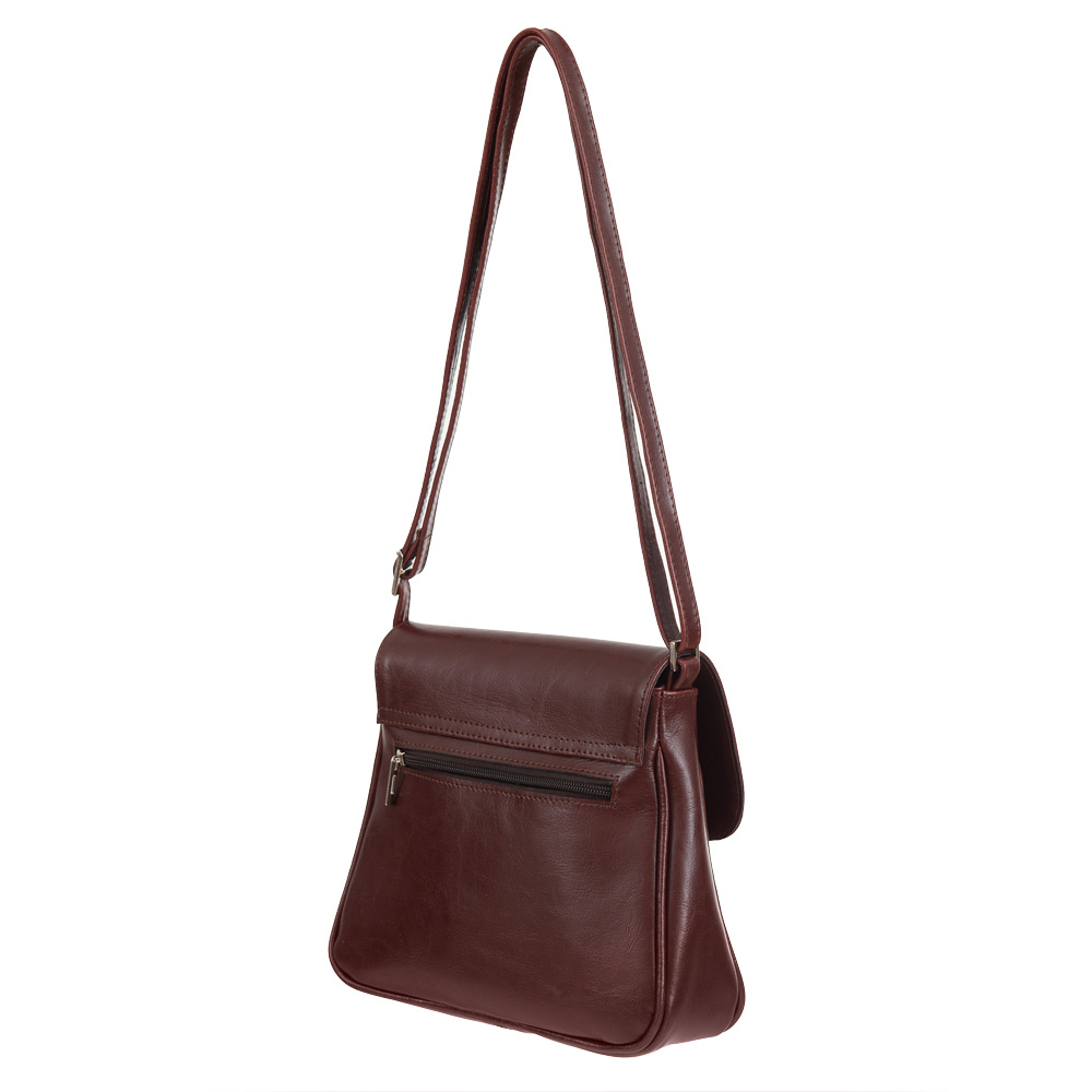 DAN-A BRĄZOWA SKÓRZANA POLSKA TOREBKA LISTONOSZKA SKÓRA NATURALNA Marka DAN-A