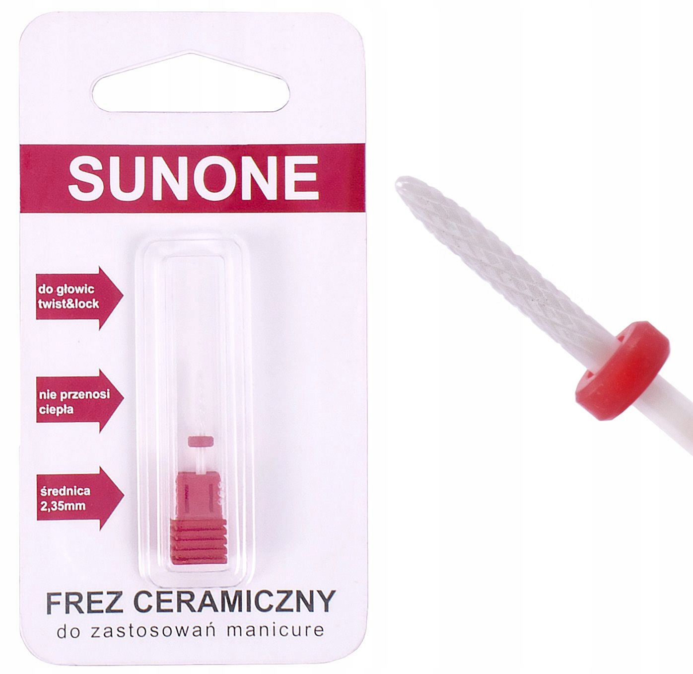 

Sunone Frez Ceramiczny Szczelinowy Delikatny Żel