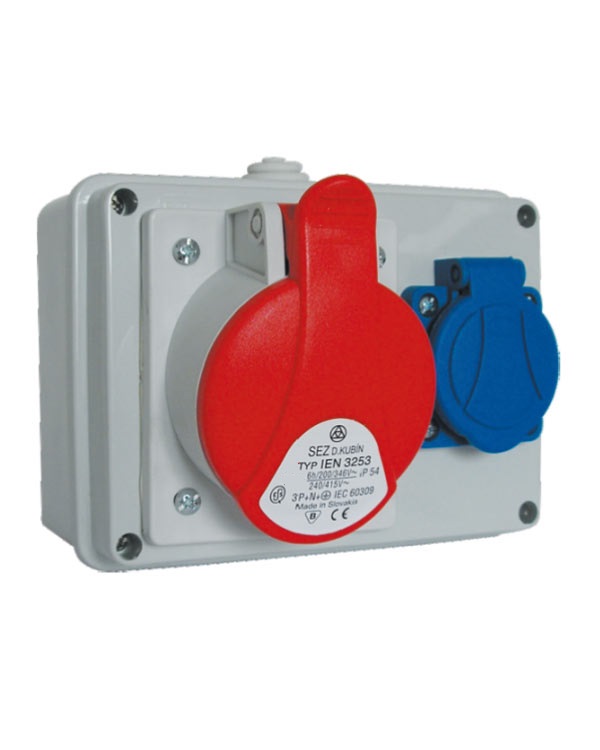 

Rozdzielnia budowlana Siłowa IP56 16A/5p +230V 029