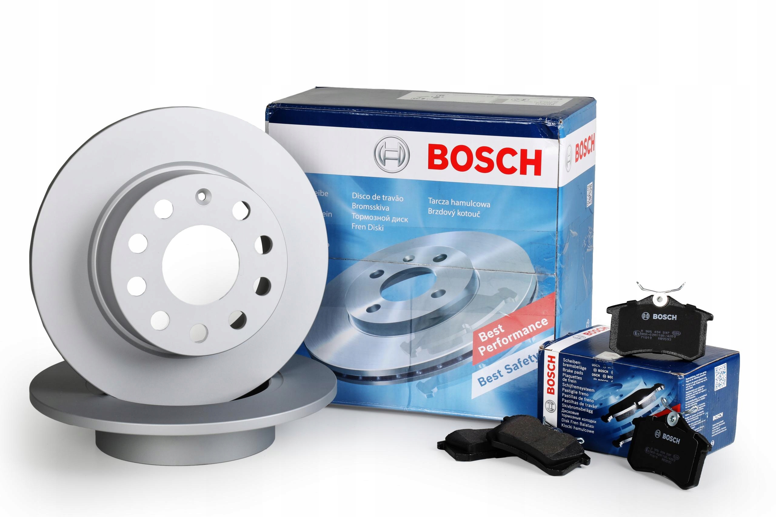 

Tarcze Klocki Bosch Tył Audi A6 C5