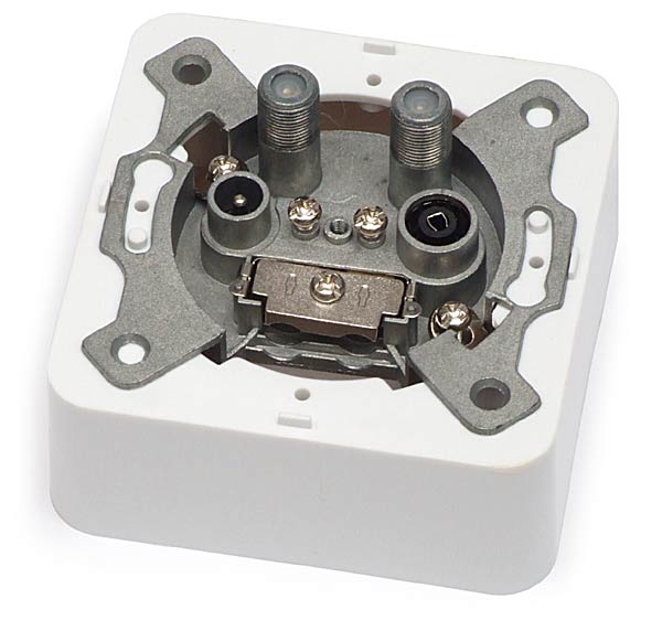 GNIAZDO KOŃCOWE SIGNAL RTV-SAT + PVR Marka Signal