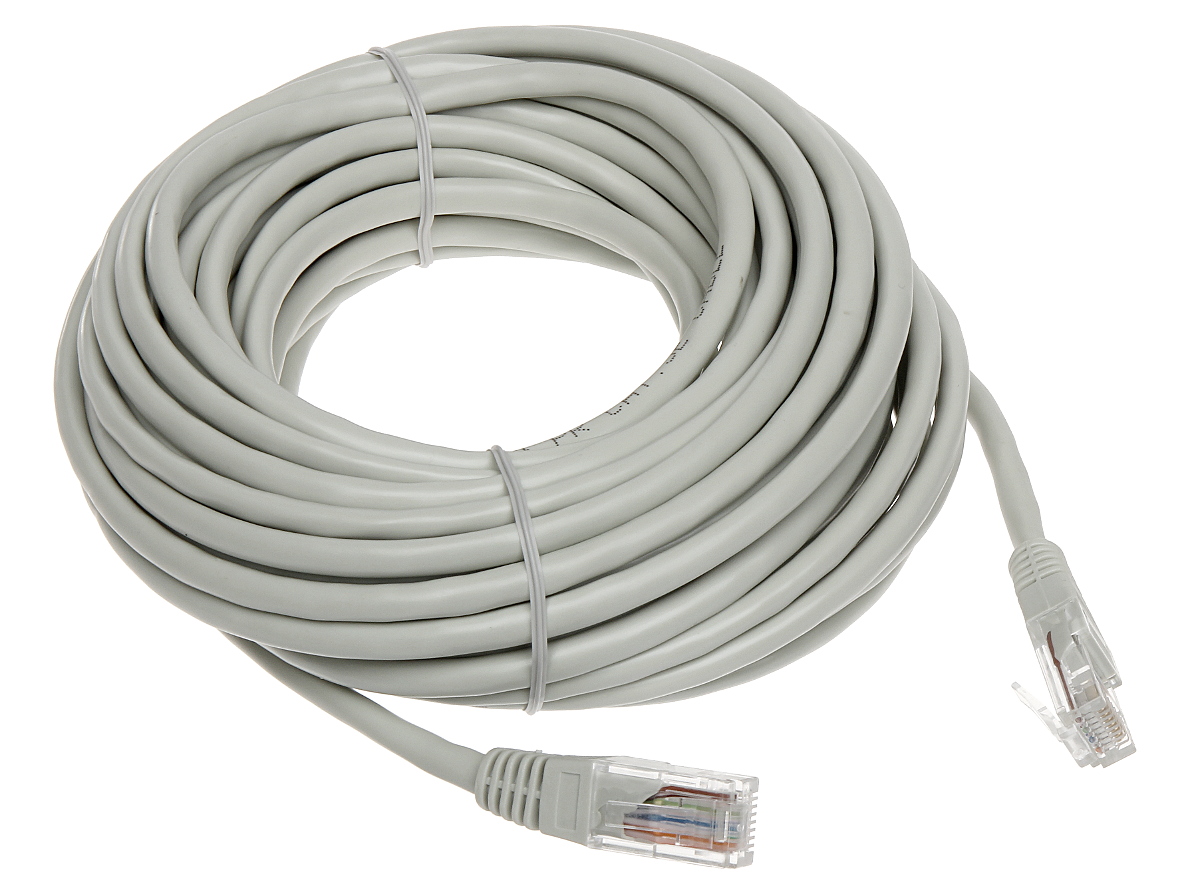 

Patchcord RJ45/10-GREY Utp kat.5e Szary 10m Abcv