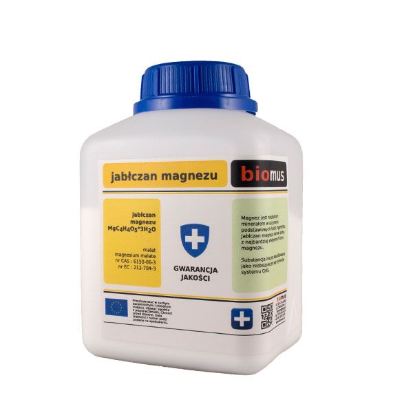 

Biomus Jabłczan Magnezu czysty Malat 250g