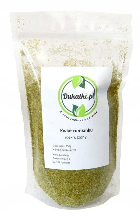 

Kwiat rumianku Rumianek rozkruszony herbata 250g